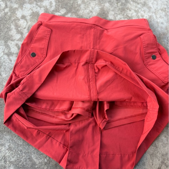 Size 10 (but fits like an 8) rust orange skirt from Athleta - Picture 2 of 4